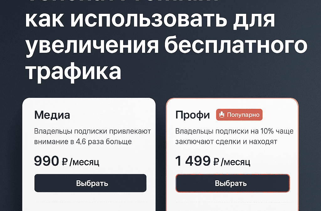 Tenchat Premium+ — как использовать для увеличения бесплатного трафика.